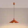 Lampa wisząca NOX 40 ochra czerwona